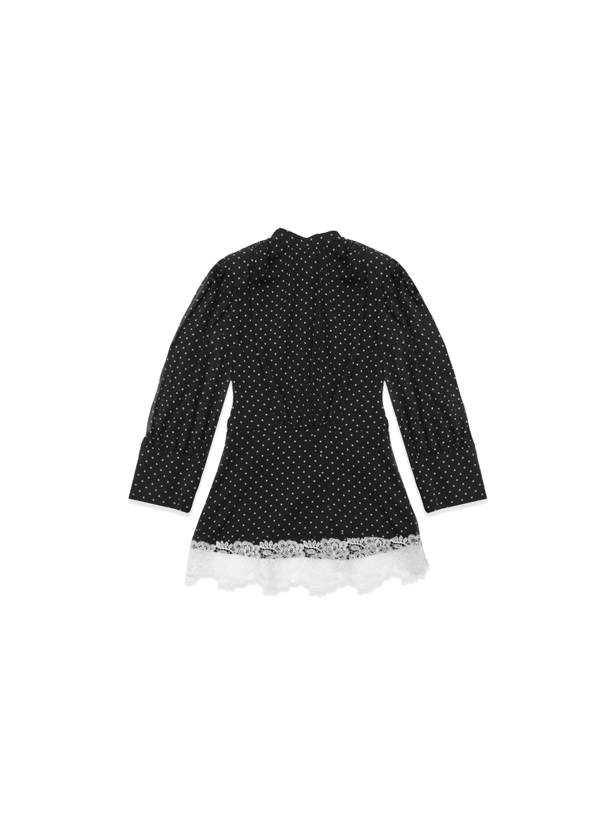 minidress ls lace detail 116246000- 1000 ROTATE 