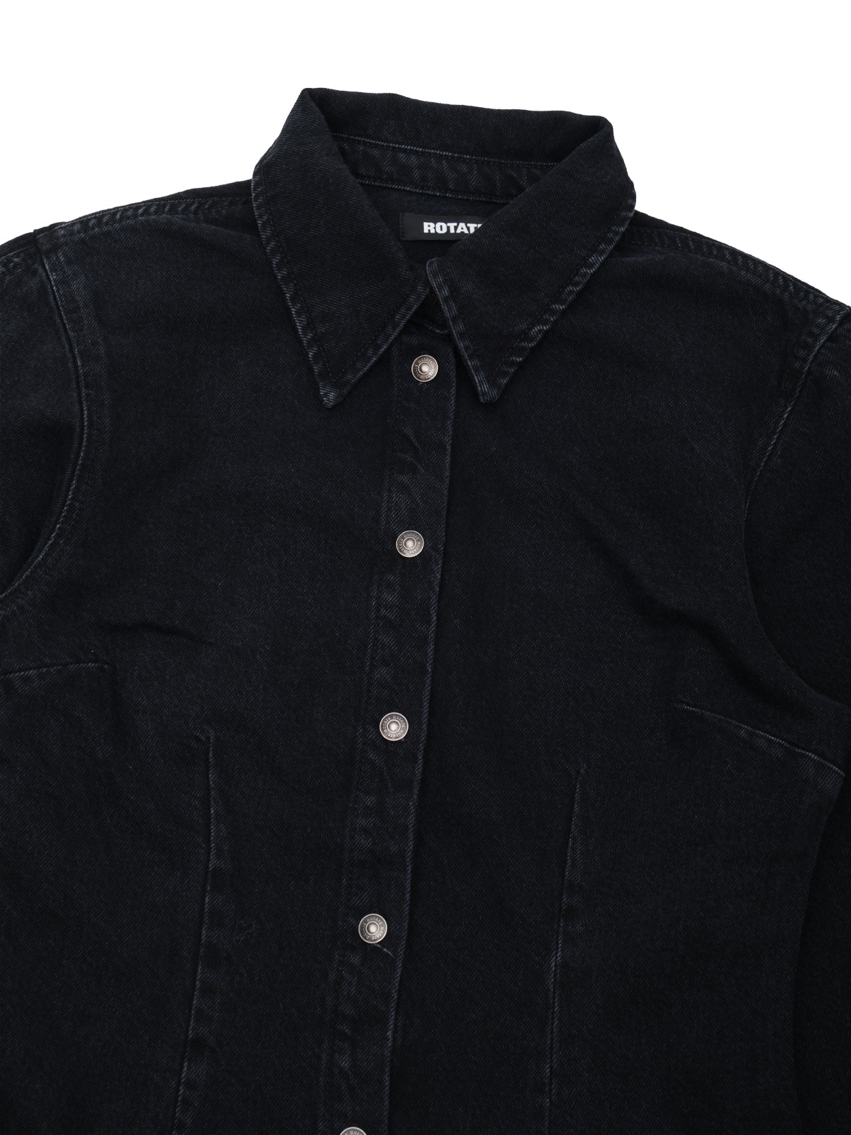 vinetta fitted denim shirt 116531D04- D04 ROTATE 