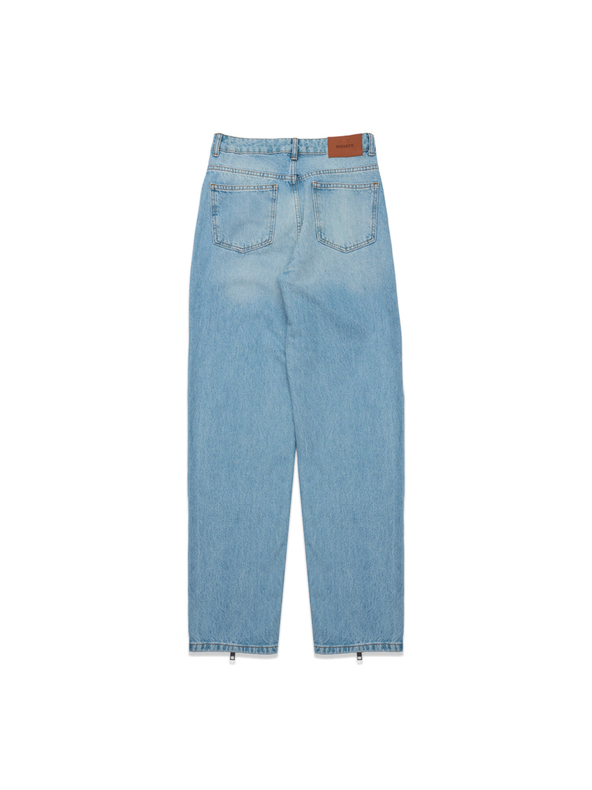 betty straight denim zip jeans 1165341468- 1468 ROTATE 