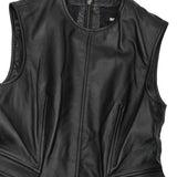 liloua peplum leather top 116572100- 100 ROTATE 