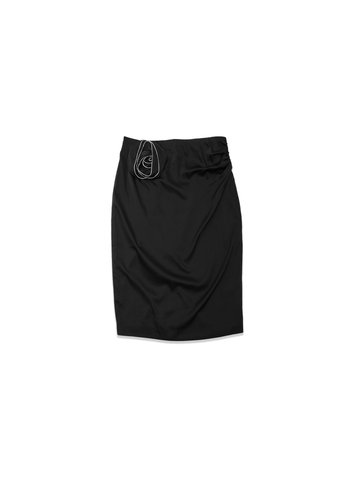 midi rose skirt 116808100- 100 ROTATE 
