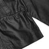 peplum leather jacket 116859100- 100 ROTATE 