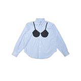 women tromper l'oeil button down VAQ12B002- BLS VAQUERA 