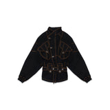 denim jacket woven VAQ12J005- BK VAQUERA 