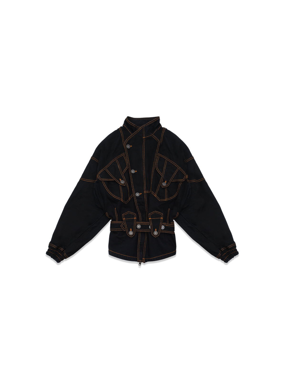 denim jacket woven VAQ12J005- BK VAQUERA 