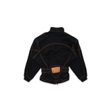 denim jacket woven VAQ12J005- BK VAQUERA 
