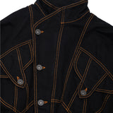 denim jacket woven VAQ12J005- BK VAQUERA 