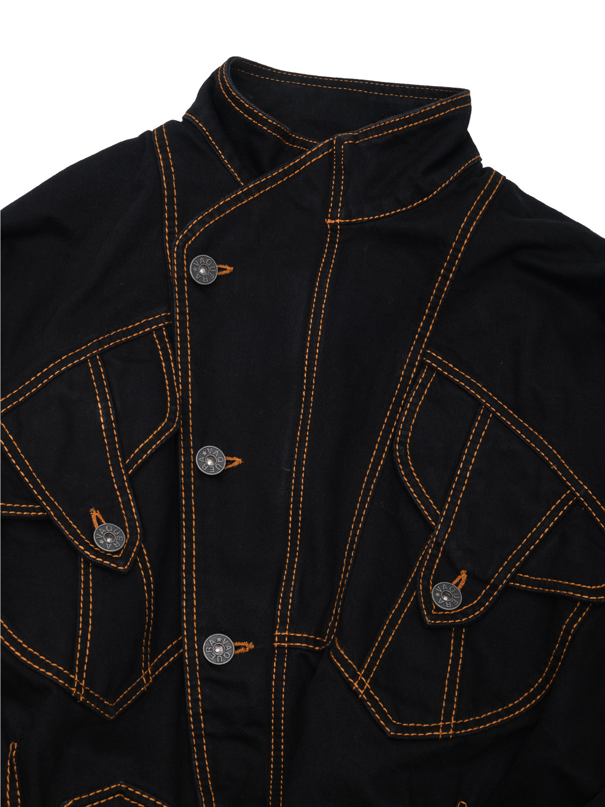 denim jacket woven VAQ12J005- BK VAQUERA 