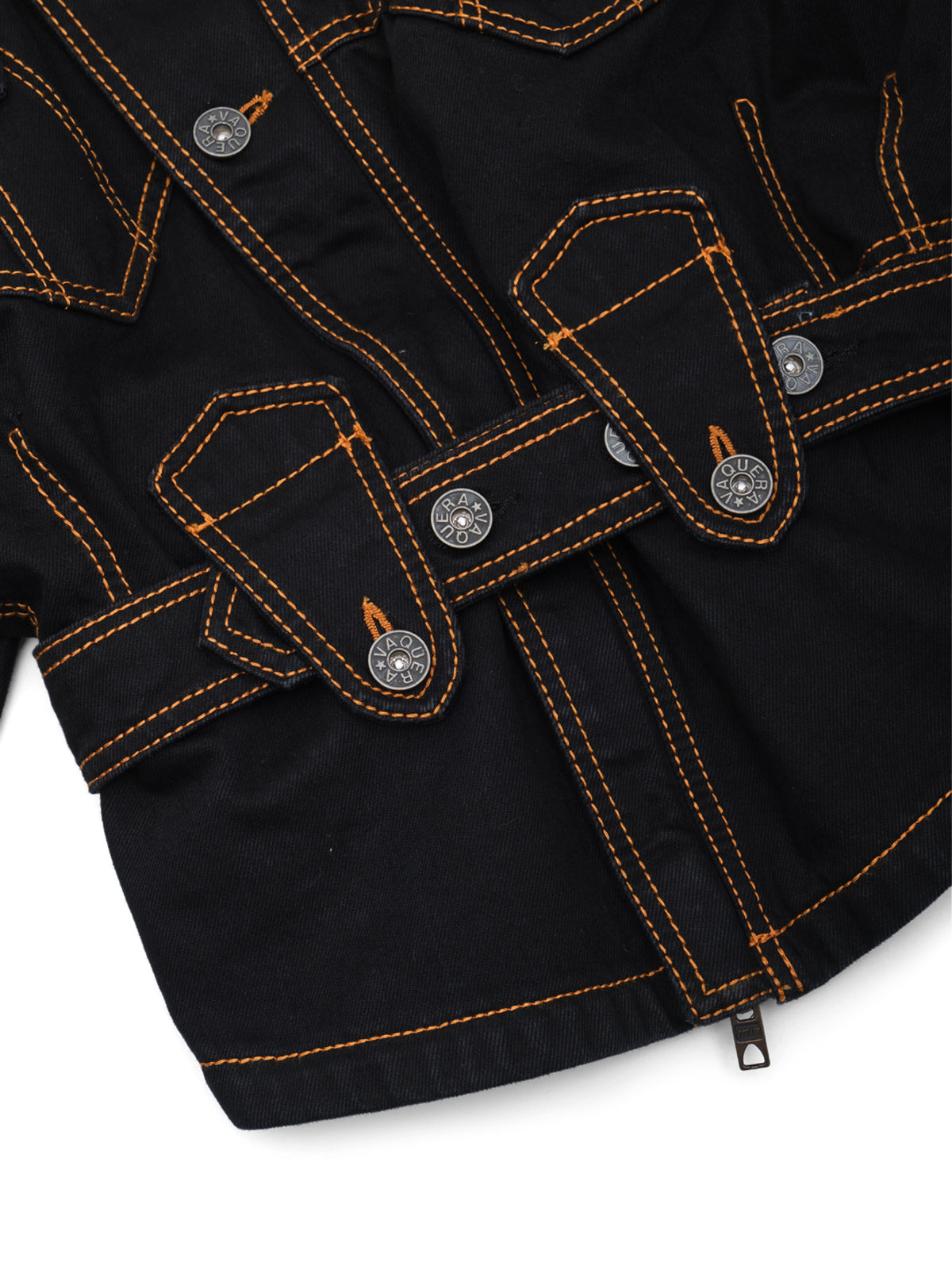 denim jacket woven VAQ12J005- BK VAQUERA 