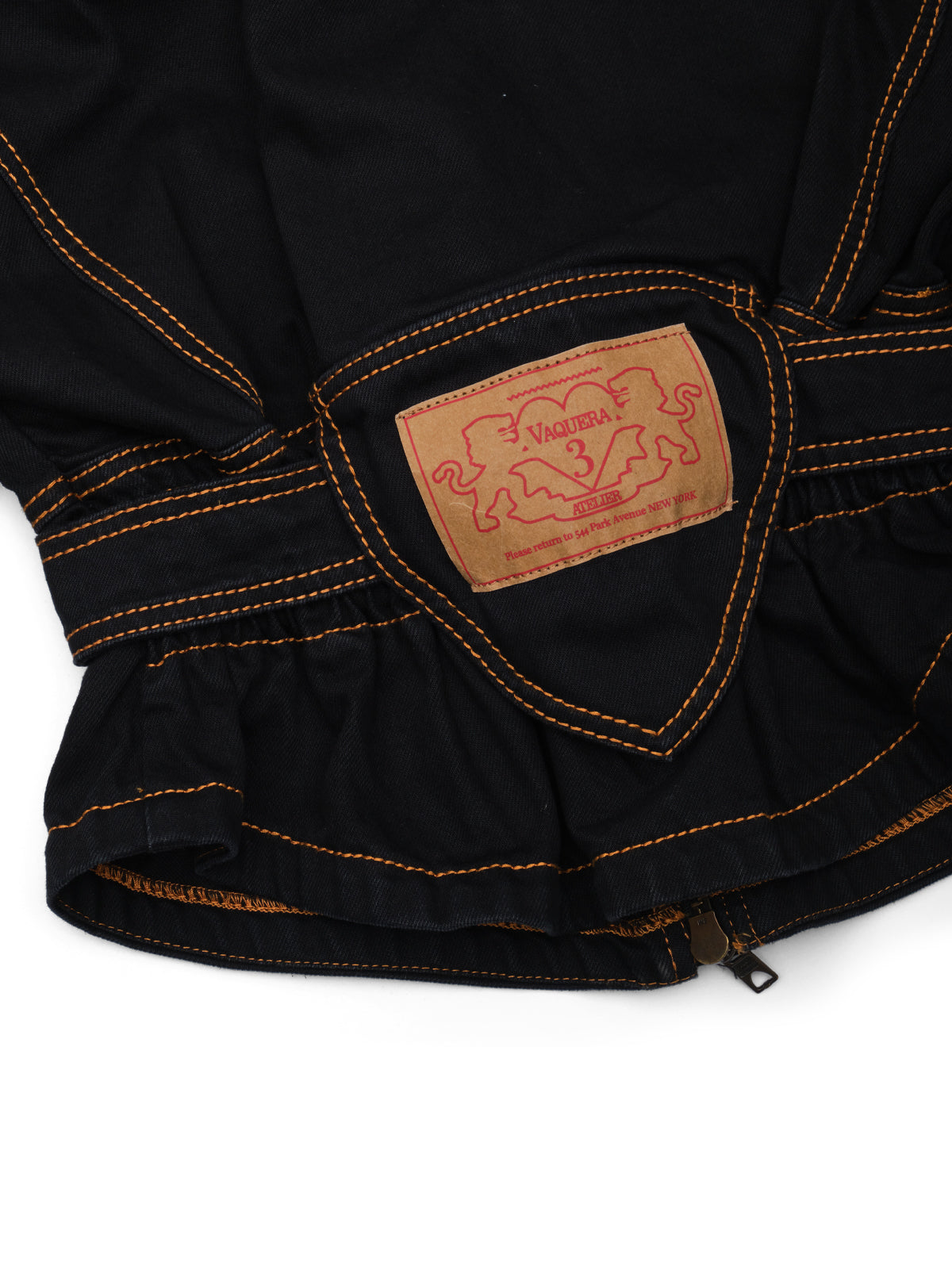 denim jacket woven VAQ12J005- BK VAQUERA 