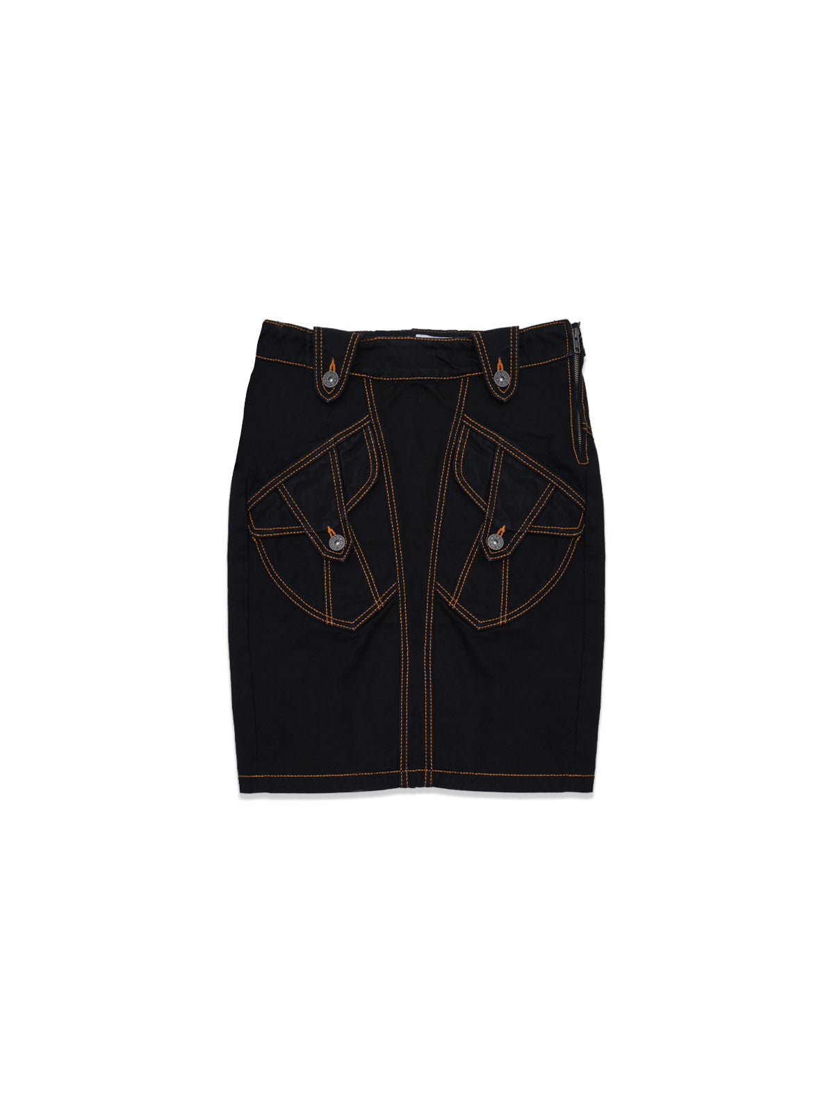 denim skirt woven VAQ12S002- BK VAQUERA 
