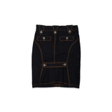 denim skirt woven VAQ12S002- BK VAQUERA 