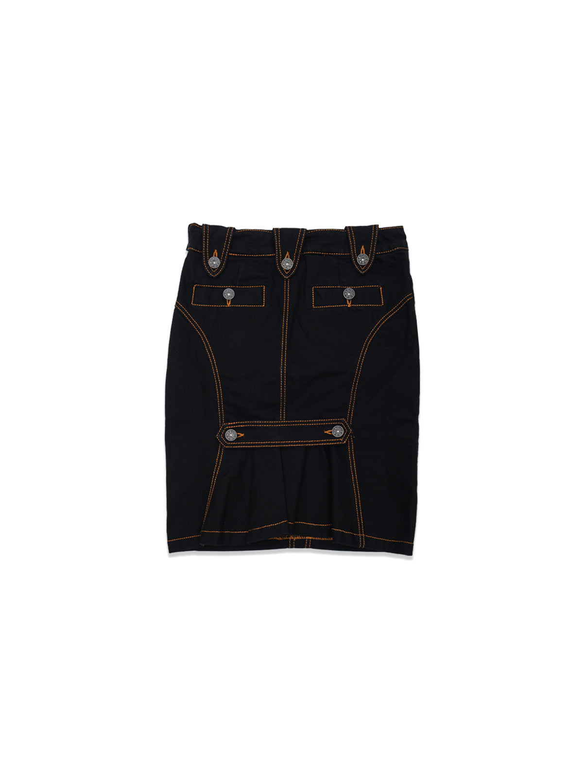 denim skirt woven VAQ12S002- BK VAQUERA 