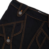 denim skirt woven VAQ12S002- BK VAQUERA 