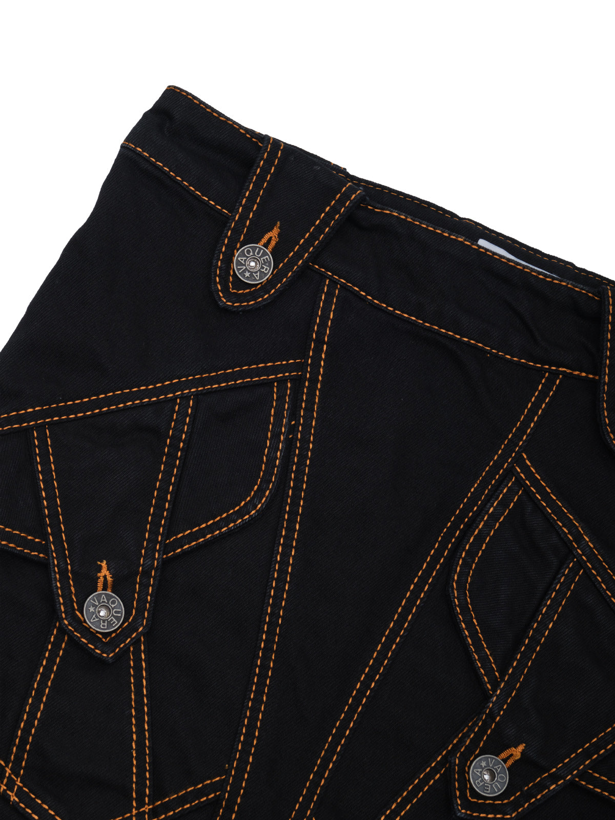 denim skirt woven VAQ12S002- BK VAQUERA 