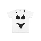 tromper l'oeil tall tee VAQ12T014- WHT VAQUERA 