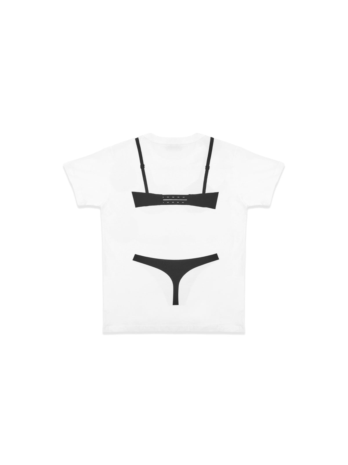 tromper l'oeil tall tee VAQ12T014- WHT VAQUERA 