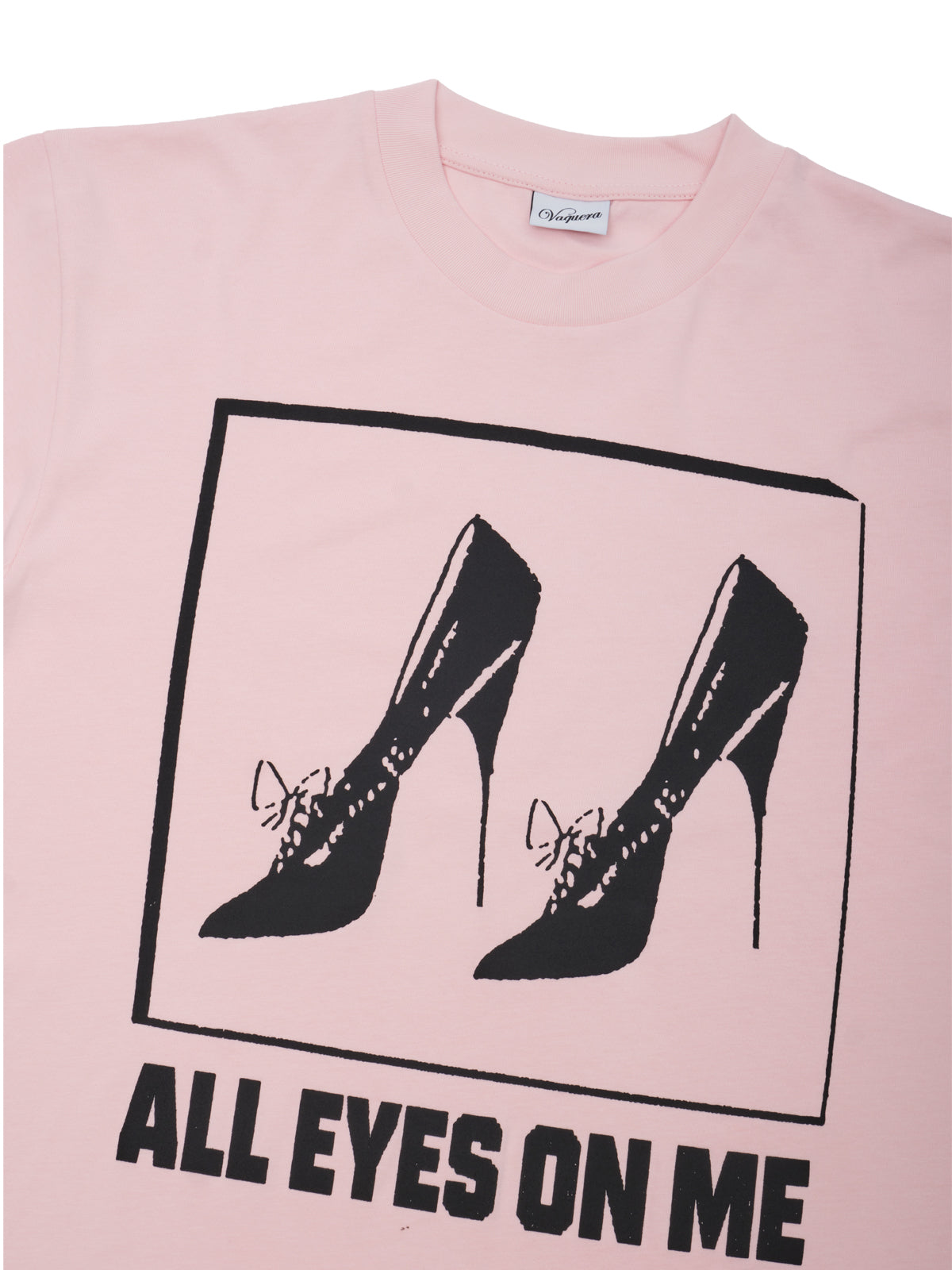all eyes on me oversized t-shirt VAQ12T015- PNK VAQUERA 