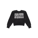shoulder pad sweatshirt VAQ12T016- BK VAQUERA 