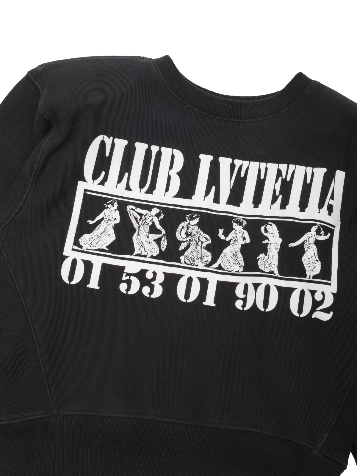 shoulder pad sweatshirt VAQ12T016- BK VAQUERA 