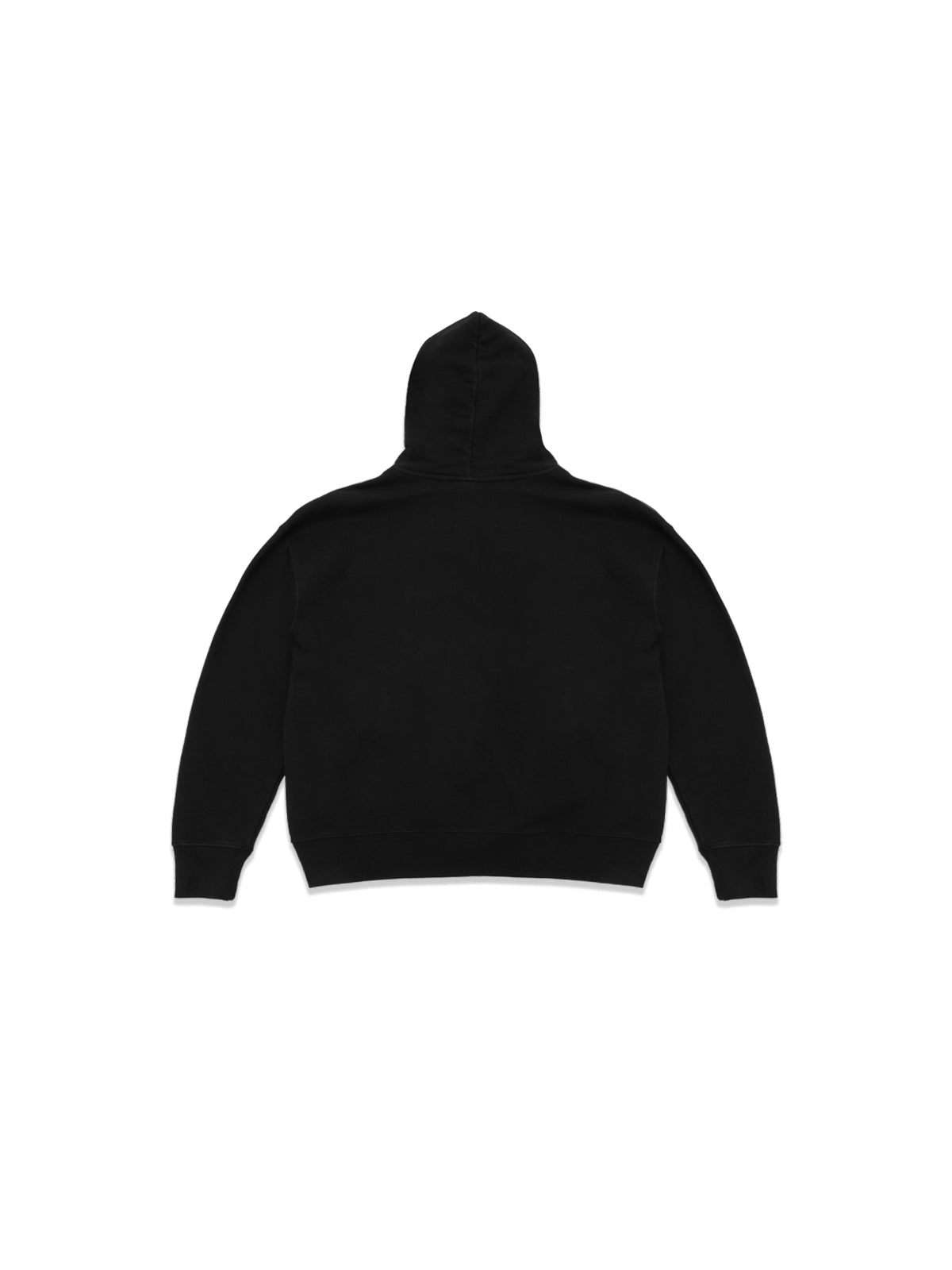 trompe l'oeil zip hoodie VAQ12T019- BK VAQUERA 