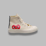 Converse Big Heart Hi Top Chuck Taylor 70 150205C- WH COMME DES GARÇONS PLAY 