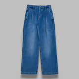 light blue denim straight jeans MPA094ACDEN0002- BL05 MARINE SERRE 