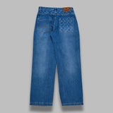 light blue denim straight jeans MPA094ACDEN0002- BL05 MARINE SERRE 