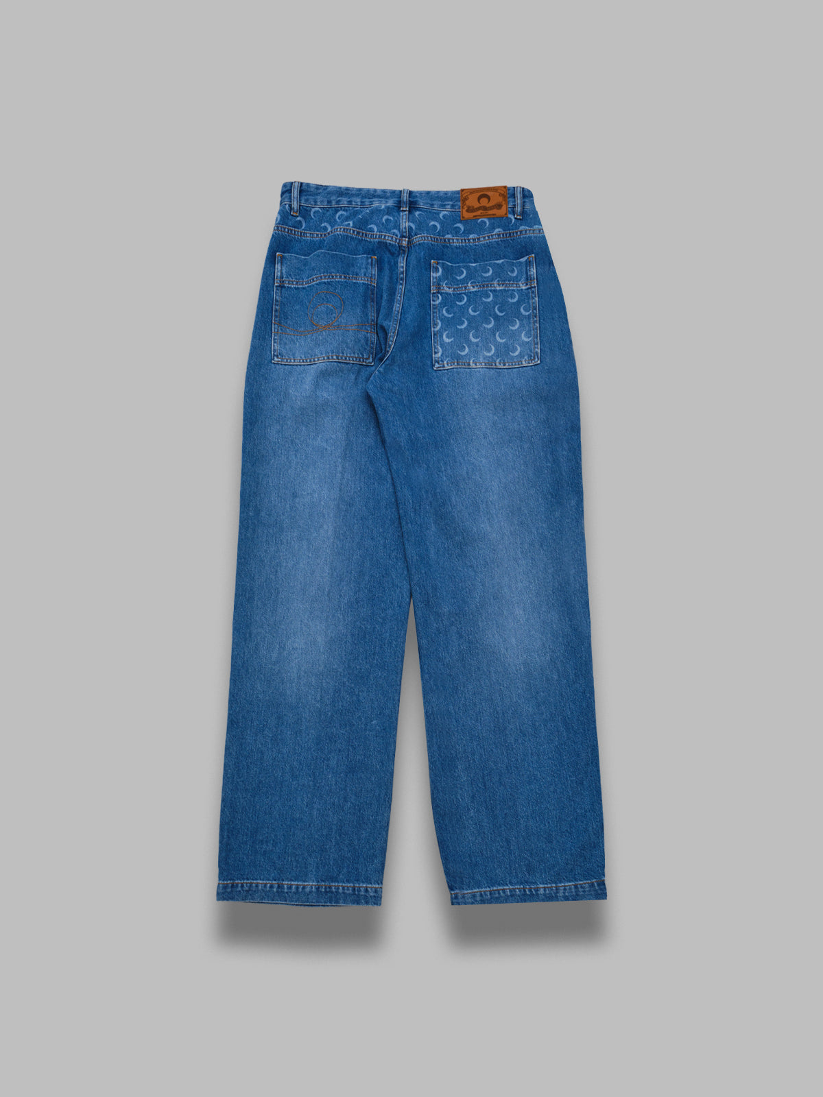 light blue denim straight jeans MPA094ACDEN0002- BL05 MARINE SERRE 