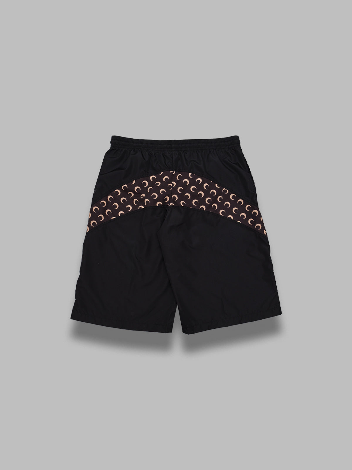 moon printed swimwear boardshorts MSW003ACWOV0088- BK99 MARINE SERRE 