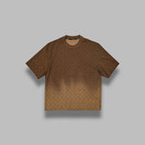 faded moon ss crewneck t-shirt UTT001ACJER0070- BG40 MARINE SERRE 