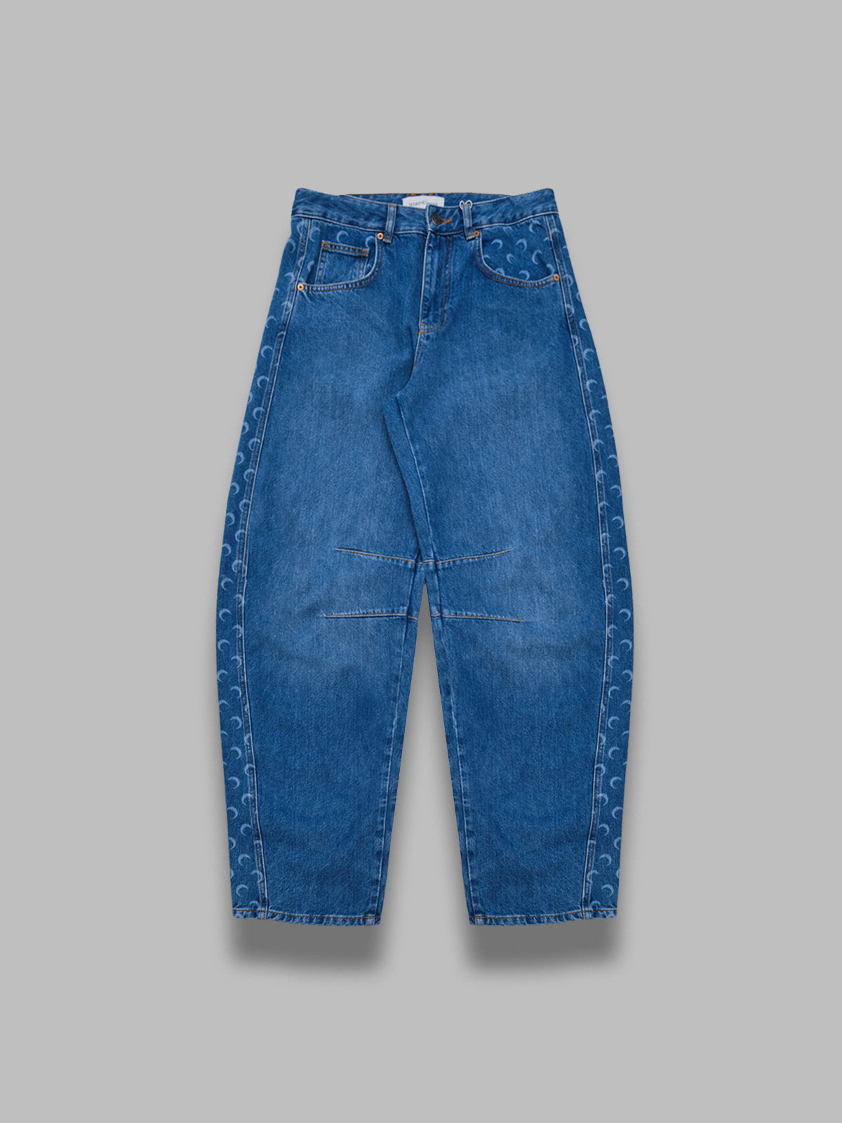 light blue denim baggy jeans WPA174ACDEN0002- BL05 MARINE SERRE 