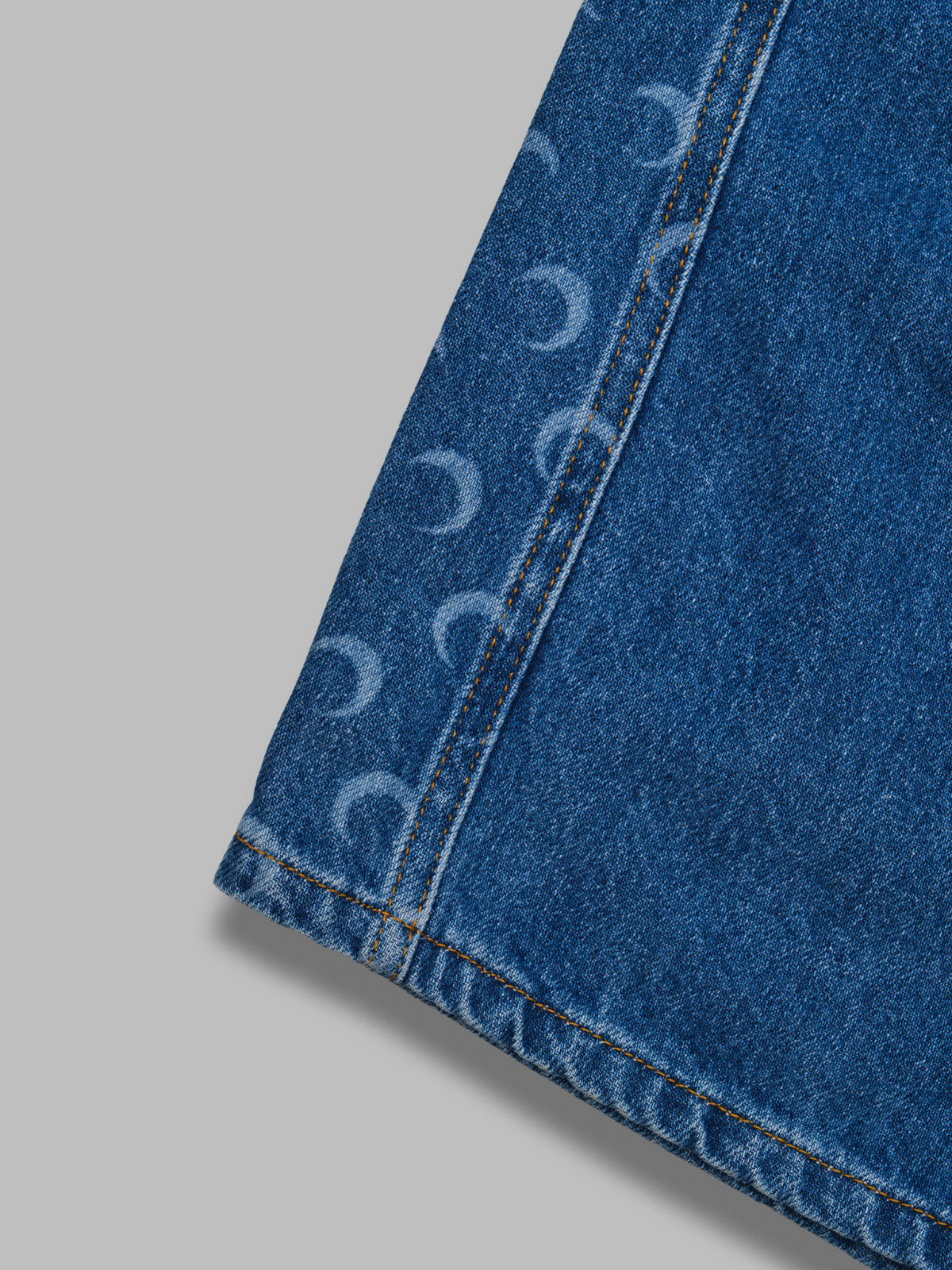 light blue denim baggy jeans WPA174ACDEN0002- BL05 MARINE SERRE 