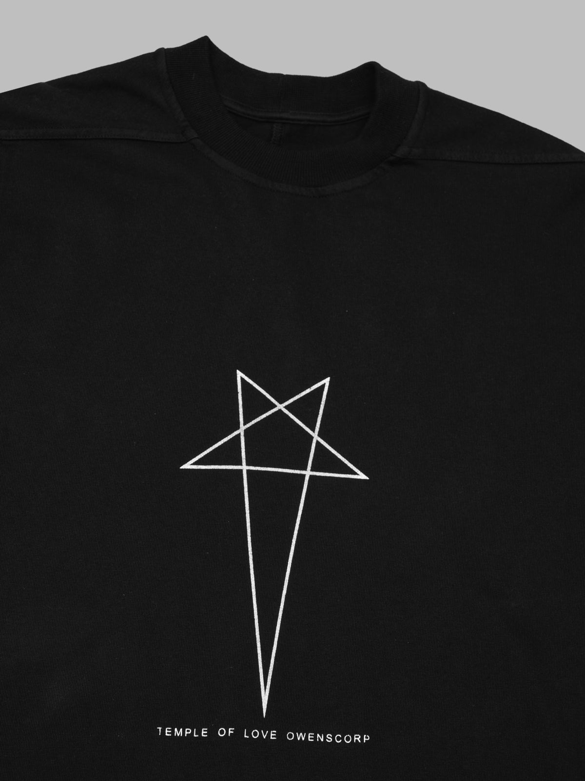 jumbo short sleeve t-shirt DU01F4274-RNEP2- 1109 RICK OWENS DRKSHDW 