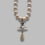 one row pearl drop choker 63030008-02P128-CN- P128 VIVIENNE WESTWOOD 