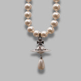 one row pearl drop choker 63030008-02P128-CN- P128 VIVIENNE WESTWOOD 