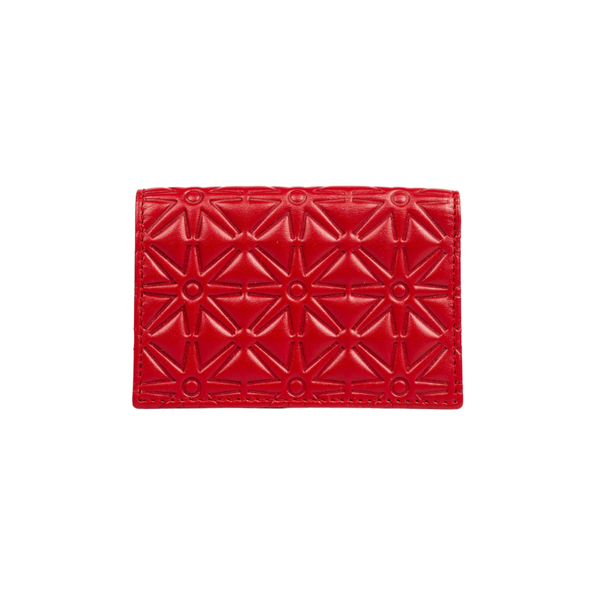 Comme Des Garçons Wallet Embossed No Zip Cardholder