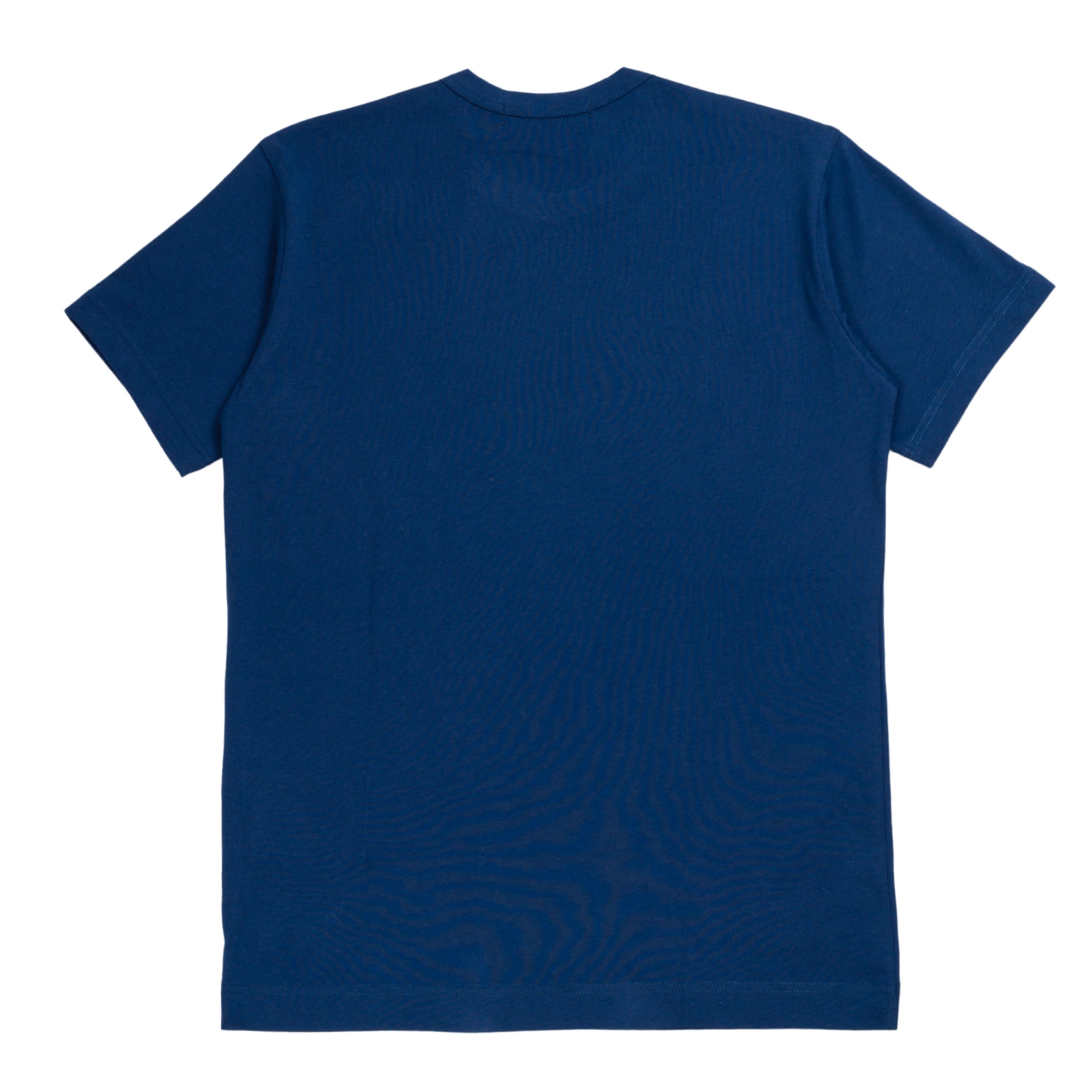 T-shirt in cotone in blu navy
