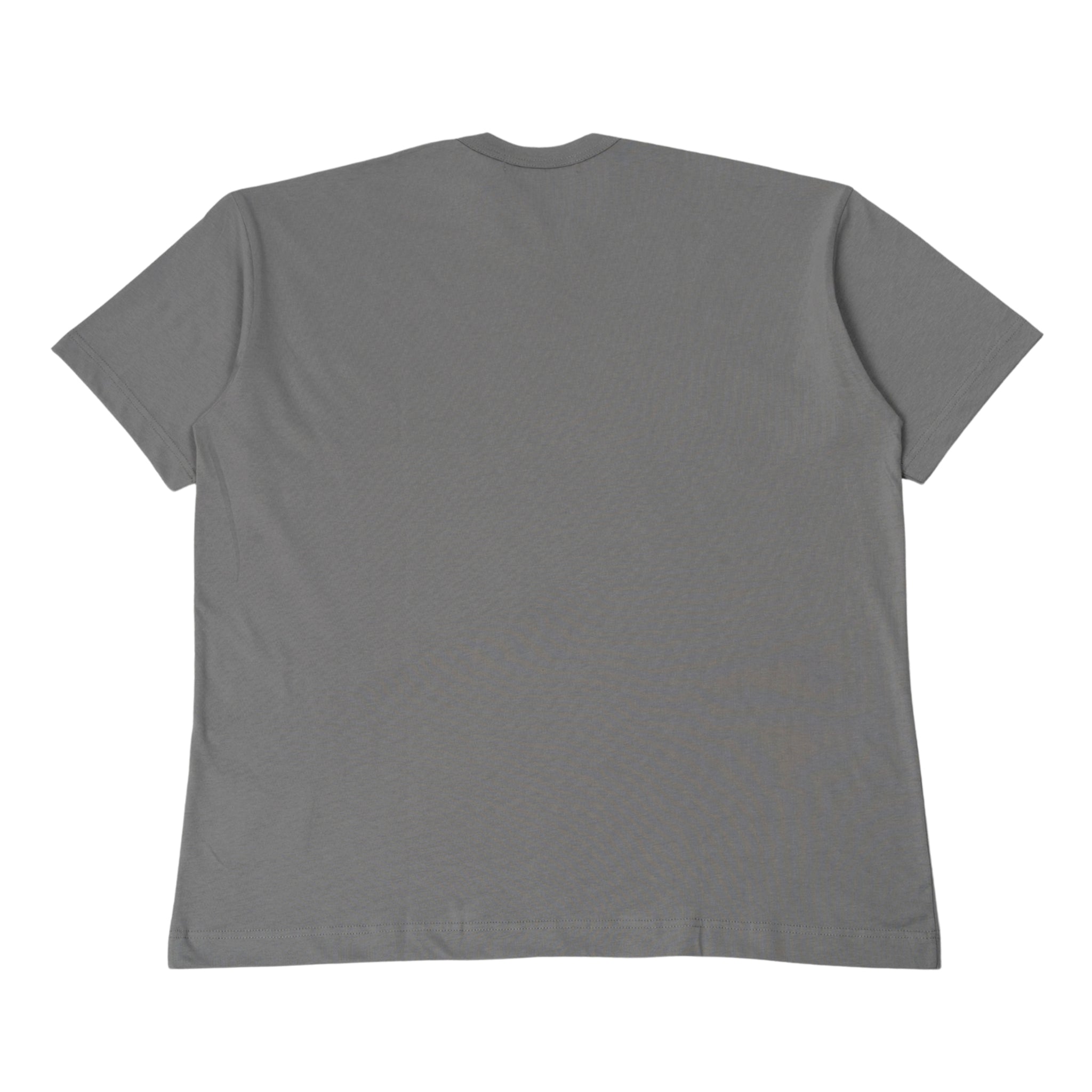 T-shirt in cotone in grigio