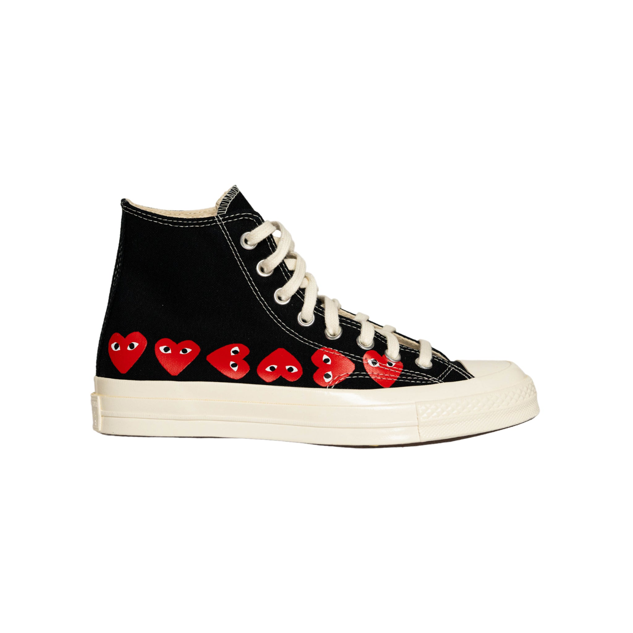 Comme Des Garçons PLAY x Converse Multi Heart Chuck Taylor 70 High Top