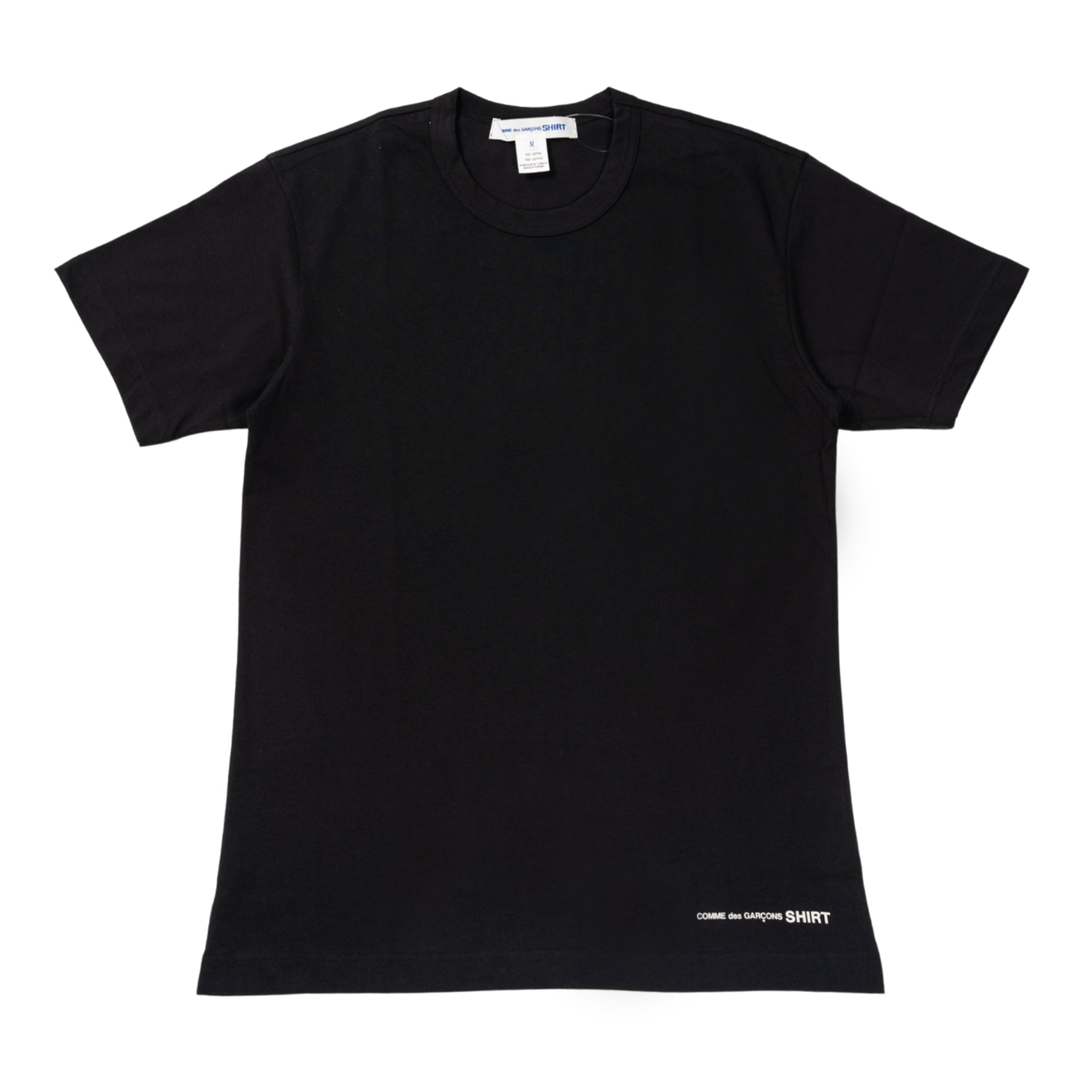 T-shirt in cotone in nero