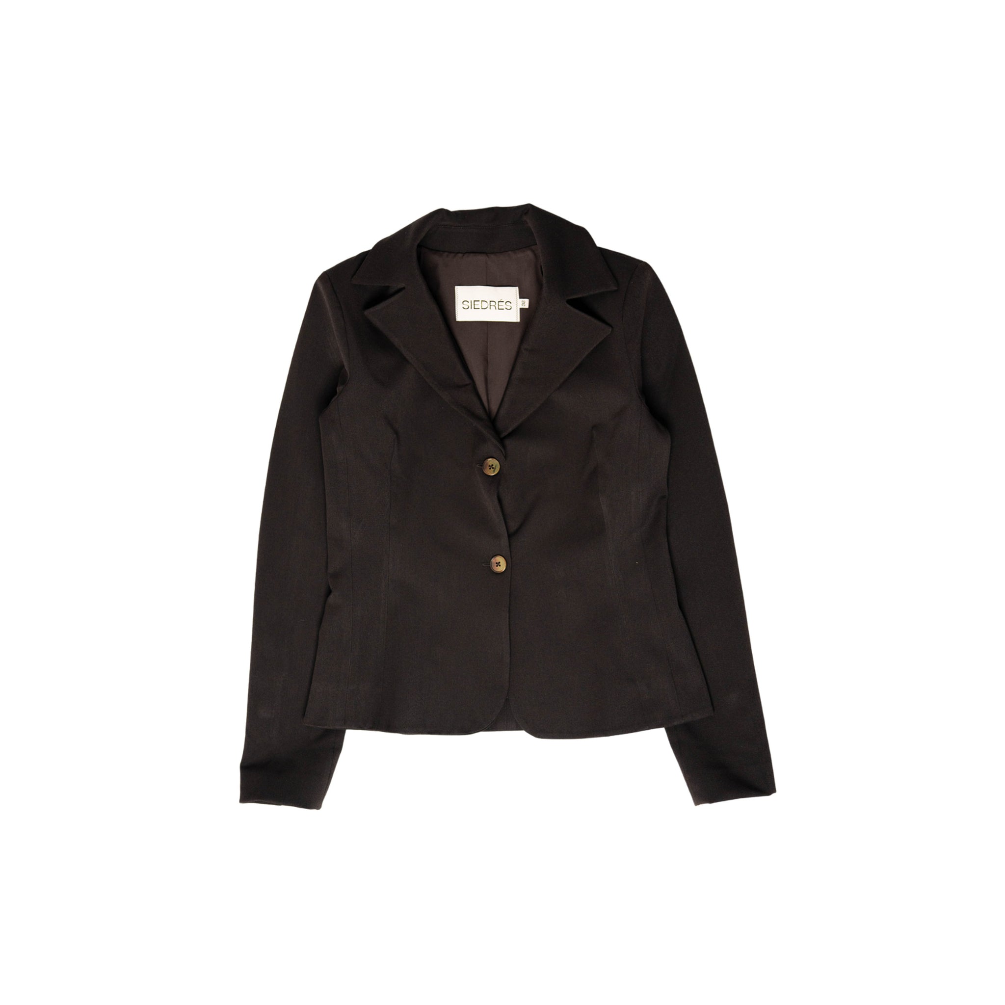 Vent Single Breasted Fitted Blazer Jacket