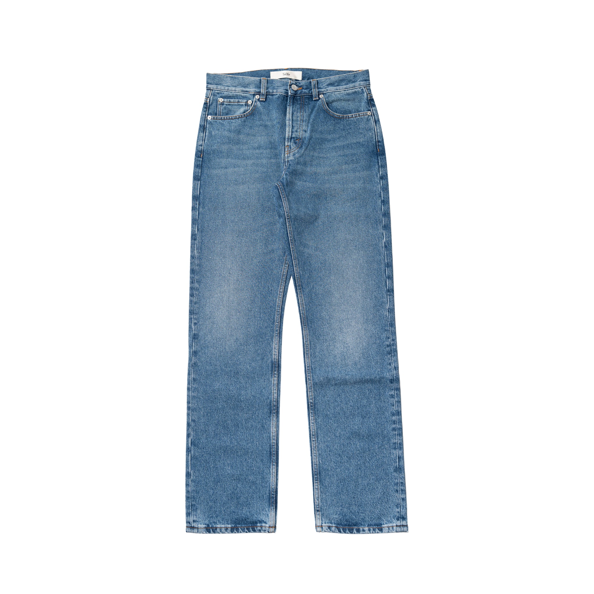 Regular jeans in cotone