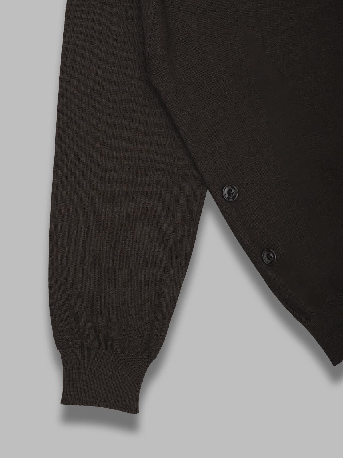 relaxed twisted cardigan TO1082-LK087- BR397 LEMAIRE 