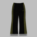boot-cut track pant RW326- BK NEEDLES 