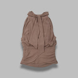chiffon ruched top 115518816-BCR1044- 816 ROTATE 