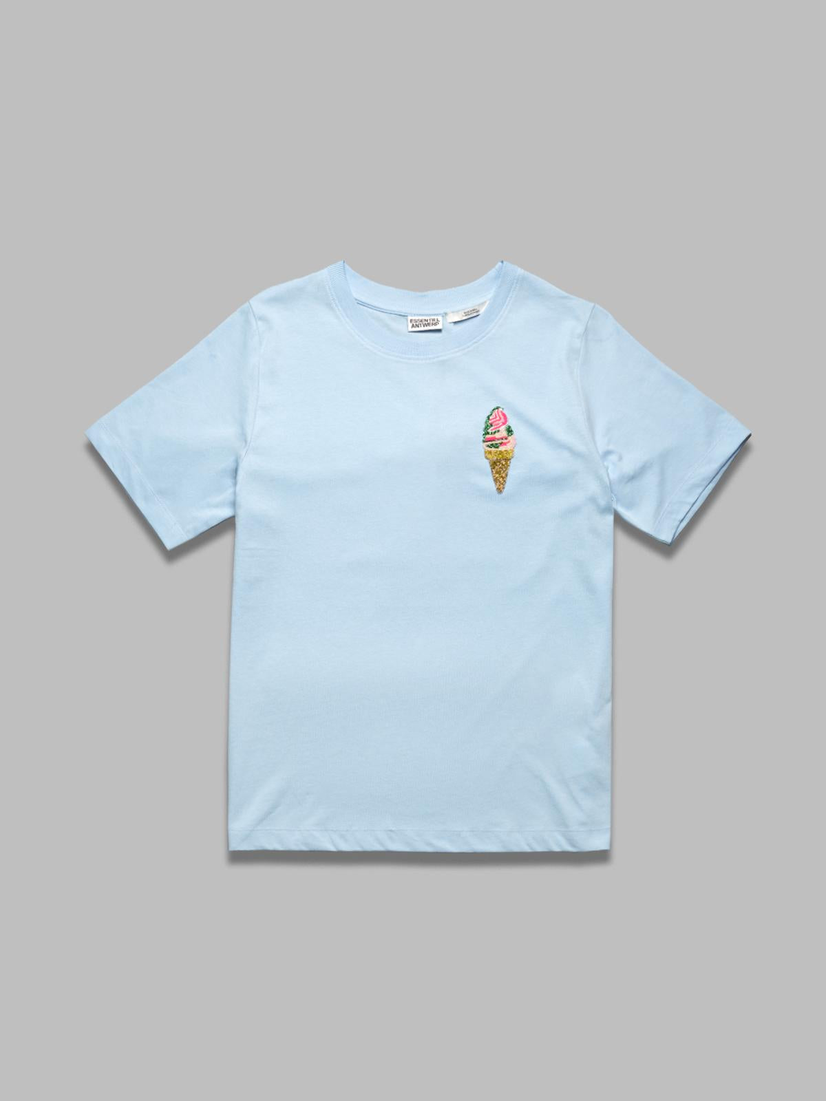 hicecream embroidered t-shirt HICECREAM AB08 ESSENTIEL ANTWERP 