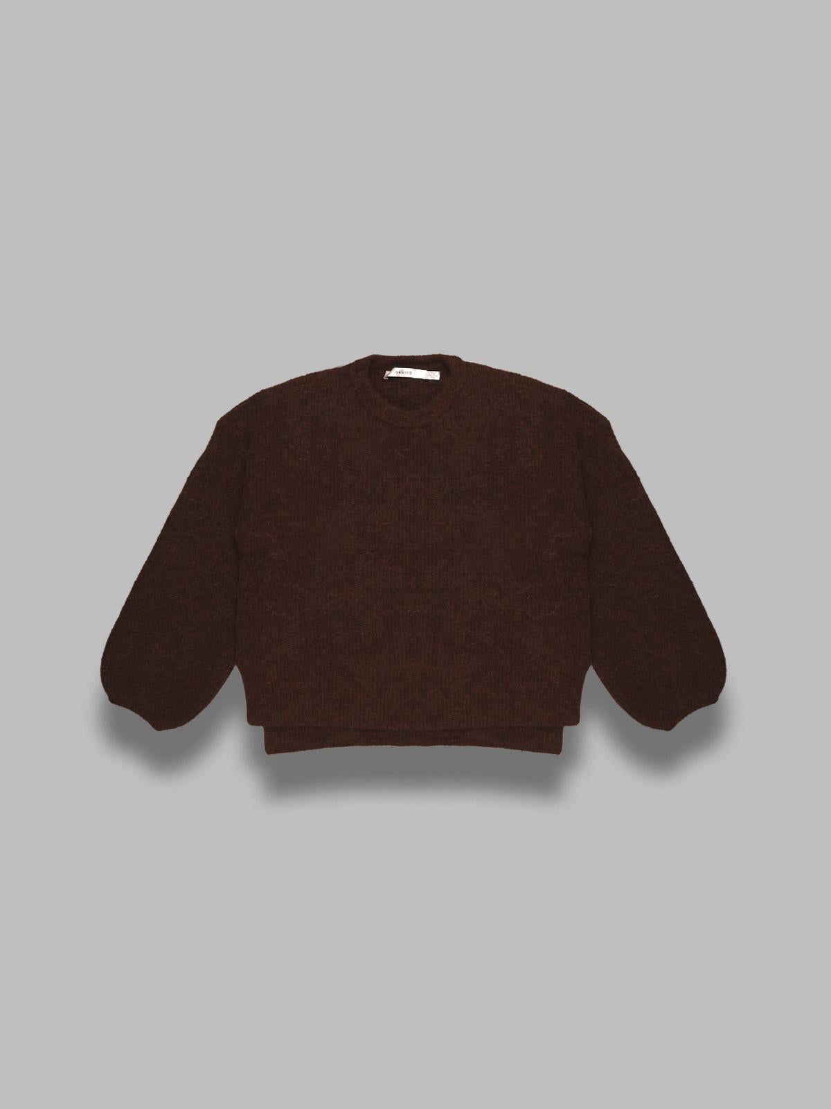 gz alpha slit pullover 10910590- 107340 GESTUZ 