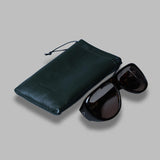 gambia sunglasses - myrrh acetate, olive lens - made in japan PT-6503- BR PORT TANGER 