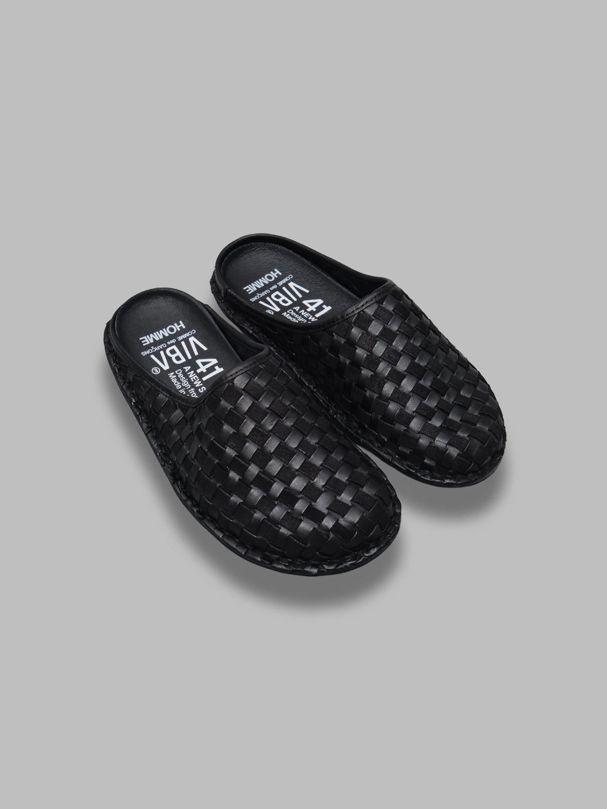 comme des garçons homme x vibae - roma woven HQ-K105-S26- BK COMME DES GARÇONS HOMME 